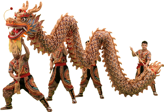 Dragon chino, danza