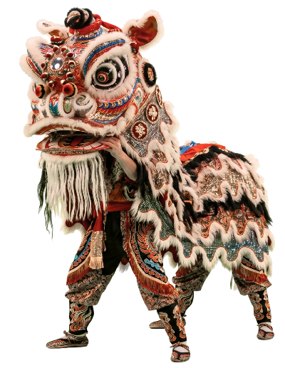 Leon de la danza traidicinal china, la danza del leon